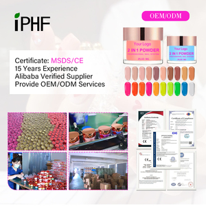 Vente en gros de couverture de marque privée personnalisée poudre acrylique rose poudre d'immersion extra fine ensemble de poudre acrylique - Product Image 4