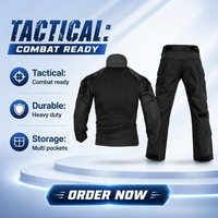 Ensemble de tenue de sécurité unisexe G3 Frog Suit, respirant, élastique, durable, pour entraînement tactique extérieur, camouflage en coton