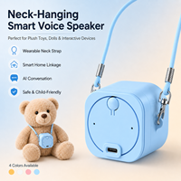Kit de jouet compagnon émotionnel IA avec cordon détachable et câble, portable, en matériau ABS, design tendance