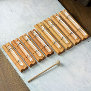 Campana di cristallo di successo che canta strumento di guarigione del suono fatto a mano ciotola di canto in titanio quarzo campana di meditazione - Product Image 1