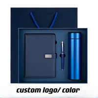Carnet de notes promotionnel 2024-2025 à couverture rigide, journal, carnet de notes avec logo imprimé, coffret cadeau d'affaires, carnet de luxe avec stylo