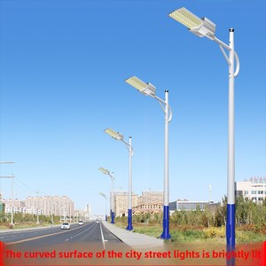 Lampione Stradale <span class=keywords><strong>a</strong></span> LED <span class=keywords><strong>Solare</strong></span> con Controllo Manuale, Palo Alto 6m/8m/10m, Illuminazione Stradale per Ingegneria Municipale Esterna - Product Image 3