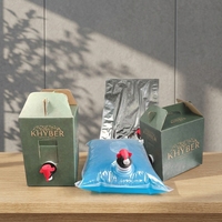 Sac en plastique aluminium dans la boîte 3L 5L 10L 20L 220L pour l'eau potable vin boisson, café, sac à bavette de qualité alimentaire