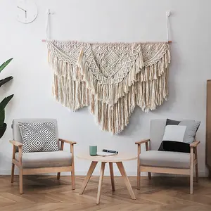 Manufacturers 120x90 Large Big Macrame Wall Hanging Wedding Home Decor Heavy Boho Tapestry