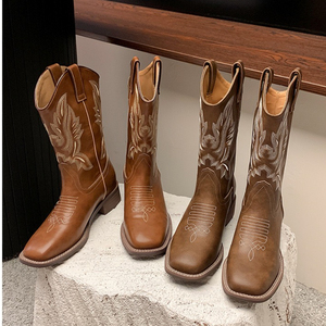 Botines Clásicos para Dama, Zapatos de Estilo Casual de Cuero PU de Calidad, Botas de Cuero con Nuevo Diseño 2025 para Mujer - Product Image 3