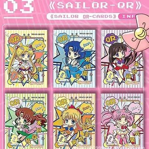 Tarjetas Coleccionables de Sailor Moon, 13 Paquetes por Caja, Conmemorativas de Personajes, Hechas en China, para Jóvenes de 15 a 35 Años - Product Image 5