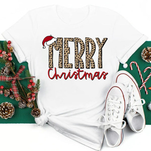 <span class=keywords><strong>Camiseta</strong></span> Personalizada de Moda con Estampado Navideño, <span class=keywords><strong>Camiseta</strong></span> Holgada con Cuello Redondo, <span class=keywords><strong>Camiseta</strong></span> Retro para <span class=keywords><strong>Mujer</strong></span>, Directo de Fábrica - Product Image 3