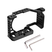 Appareil photo reflex numérique Cage Rig étui de protection Vlog support de poche chaussure froide montage stabilisateur vidéo pour Sony A6300 A6400 A6000 accessoire