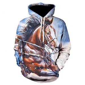 <span class=keywords><strong>Felpa</strong></span> Unisex <span class=keywords><strong>felpa</strong></span> <span class=keywords><strong>con</strong></span> cappuccio da uomo <span class=keywords><strong>con</strong></span> stampa sportiva lupo 3D abbigliamento Casual firmato in cotone 100% per la stagione autunnale - Product Image 2