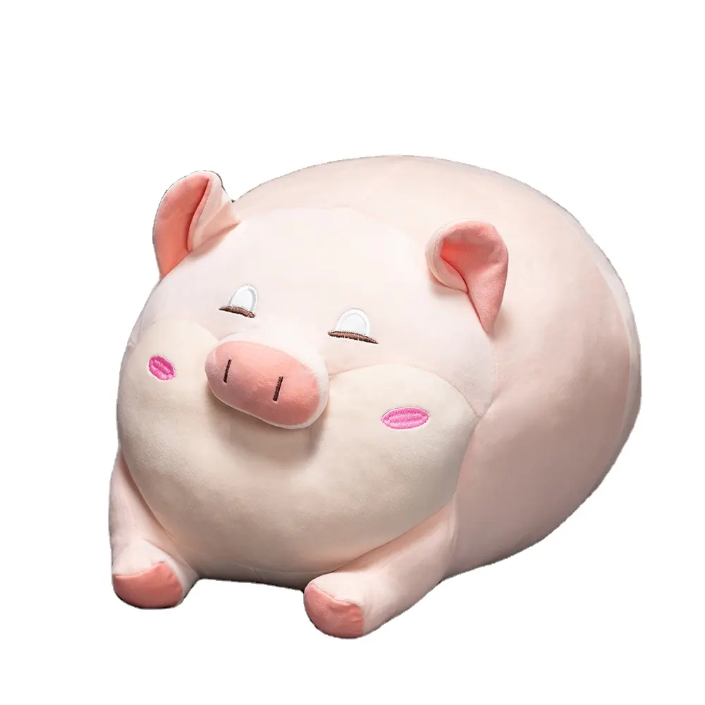 Мягкая и эластичная плюшевая подушка в виде свиньи