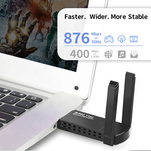 USB 2.0 1300Mbps không dây Dongle Adapter bên ngoài <span class=keywords><strong>Receiver</strong></span> <span class=keywords><strong>wifi</strong></span> cho máy tính để bàn và máy tính xách tay sản phẩm trong kho - Product Image 6