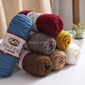 Fil DK 100% <span class=keywords><strong>Laine</strong></span> Mélange Alpaga 100g/Pelote Lavable en <span class=keywords><strong>Machine</strong></span> <span class=keywords><strong>pour</strong></span> Tricot Manuel, Confection de Pulls, Tapis, Tufting, Motif Teint - Product Image 4