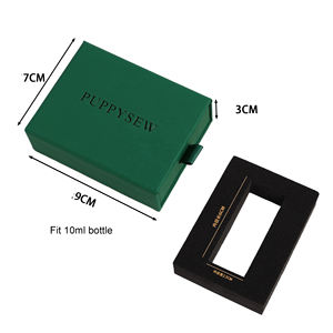 Boîte cadeau carrée pour bijoux, 9,5x9,5 cm, avec fenêtre transparente en film PE, emballage en papier pour bracelet, logo personnalisé. - Product Image 3