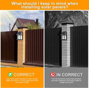 Lampe murale solaire LED d'extérieur avec capteur sans fil IP65 pour jardin, vente en gros - Product Image 2