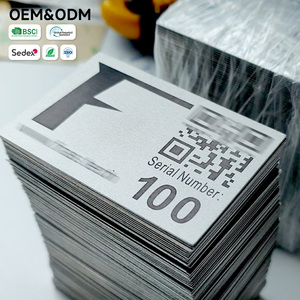 Etiqueta de Seguimiento de Activos con Código QR y Número de Serie Fotosensible de Aluminio Antiarañazos Personalizada - Product Image 2