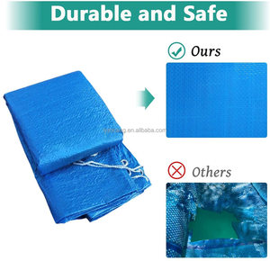 Couverture solaire pour piscine, couverture à bulles pour piscine, isolation thermique pour piscines enterrées et hors sol - Product Image 5