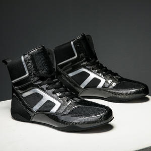 Professional Custom <b>High</b> Quality New Design Leather Non-Slip Kickboxing Training Shoes Latest Model Arrival Boxing <b>Boot</b> - Product Image 3