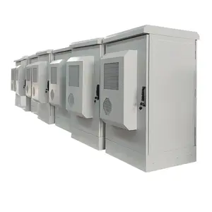 IP55 IP65 18U 300w air conditioner telecom cabinet outdoor battery cabinet