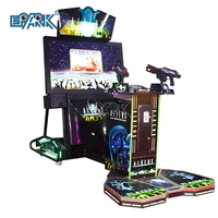 Simulateur d'arcade électronique Commercial 55 LCD Aliens Extermination Shooting Game Machine Made Durable Plastic Entertainment Sale