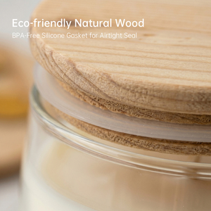 Couvercle de bocal en bois décoratif sur mesure WeWood du Vietnam avec couvercle en cuir gravé personnalisé en forme d'animal - Product Image 2