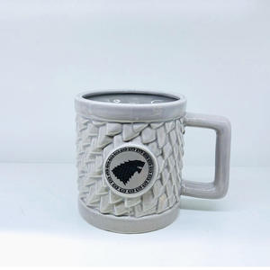 <span class=keywords><strong>Mug</strong></span> en céramique et tasses à café Game of Thrones GTK35 rouge et gris pour les fans de la série télévisée, articles de collection, cadeaux - Product Image 4