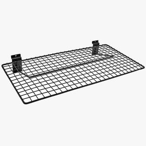 Slatwall điện tấm áo Chrome hiển thị Kệ slatwall kim loại Giày Kệ chủ móc slatwall Giày thể thao kệ trưng bày - Product Image 3