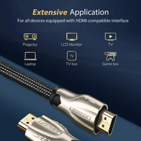 Câble UGREEN HD102 4K HD-MI 2.0 HD-MI câble de connexion numérique compatible avec tous les appareils HD-MI Transmission de signal