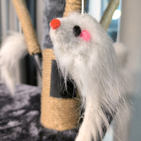 Sisal en bois en peluche grande tour à gratter luxe multicouche chat escalade cadre arbre à chat