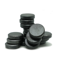 Aimant en ferrite noire Y30 personnalisé en usine, haute performance, 18x5mm, aimant permanent en céramique rond puissant pour usage industriel
