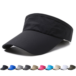 Wholesale Custom Logo Summer Casual Long Brim Breathable Outdoor Unisex Sun Visor Cap for Cycling Sports - Product Image 2