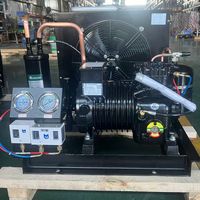 Unité de condensation à refroidissement par air de type ouvert, écoénergétique et respectueuse de l'environnement, avec compresseur pour supermarchés et magasins de proximité
