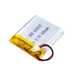 Flat Li-ion battery 603035 600 mAh <span class=keywords><strong>3</strong></span>,7 V lipo with PCM - Product Image 2