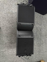 Altavoz pasivo simple y doble de 8 pulgadas, sistema de altavoces de sonido de matriz lineal, equipo grande de madera con sonido, espectáculo de escenario de Dj