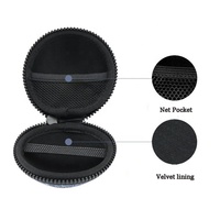 Étui rond de rangement pour accessoires techniques, organisateur électronique transportant un petit étui de transport portable avec logo personnalisé