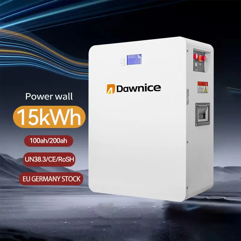 Dawnice Home Batteries 200ah 5kwh 10kwh 20kwh 48v Lifepo4 Power Wall Mounted Version Energy Storage Battery