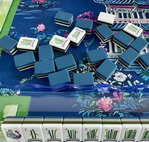Wholesale Luxury Acrylic 4 Layer Anti-fading <b>Poker</b> <b>Chips</b> Modern Laser Engraving Navy Blue American Non-Toxic Entertainment - Product Image 2