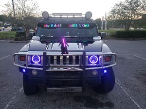 Letrero LED para Auto con Diseño de Ojo de Diablo, Pantalla Flexible de Matriz de 16x64, Control por Aplicación Bluetooth, Alimentación USB, Mensajes Desplazables, Tablero RGB - Product Image 6