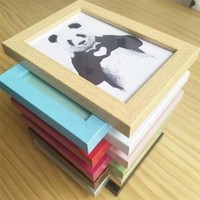 Marco de Fotos de Plástico Negro Personalizado A3 A4 8K, Ligero, para Mesa o Pared, para Exhibición de Fotos, Certificados y Arte