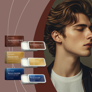 Bálsamo Sólido para Hombre East <span class=keywords><strong>Moon</strong></span> (Fragancia de Cedro), Bálsamo Sólido Portátil, Aroma Fresco y Duradero, No Pegajoso - Product Image 2