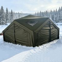 Tente de camping gonflable de luxe pour l'extérieur, imperméable, pour les fêtes en famille