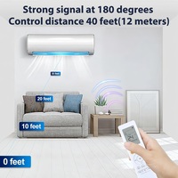 Nouveau RG10A-BGEF RG10A/BGEF remplacé travail de télécommande AC pour Midea/Carrier/SystemAir climatiseur RG10A(B2S)/BGEF