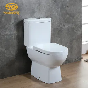 Watermark Kamar Mandi Lantai Mounting Cina Keramik Dua Piece Air Closet Wc Toilet Siphonic Dua Piece Toilet untuk Kamar Mandi Hotel