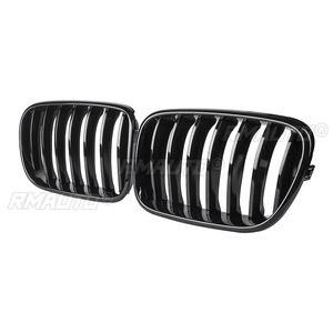 1 Par de Rejillas Delanteras para BMW X3 F25 2010 2011 2012 2013, Rejilla de Riñón, Color Negro Brillante Mate M, Rejillas de Repuesto para Carreras - Product Image 3