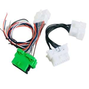 ECU 프로그래밍 및 자동 스캐너 도구를위한 공장 맞춤형 SAE J1962 OBD2 16 핀 진단 커넥터 와이어 하네스 - Product Image 2