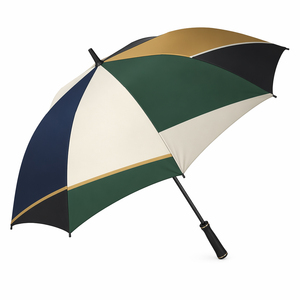 Custom Logo <b>Windproof</b> Golf <b>Umbrella</b> Large Size Automatic Open Double Canopy Fiberglass Frame Promotional Golf <b>Umbrella</b> Wholesale - Product Image 3