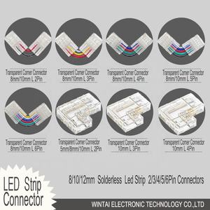 Wintai-Tech Verbinder für LED-Streifen 5050 LED-Streifenverbinder 2-Pin LED-Streifen Winkelverbinder - Product Image 4