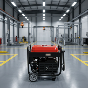 SE eamson เครื่องกำเนิดไฟฟ้าเบนซิน4จังหวะ225CC 5.5KW 230V 50Hz เครื่องยนต์ระบายความร้อนด้วยอากาศล้อแบบพกพา25L ถังน้ำมันอื่นๆ SS Samson - Product Image 4