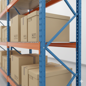 Étagères à longue portée, système de stockage industriel robuste, étagères d'entrepôt en acier réglables - Product Image 3