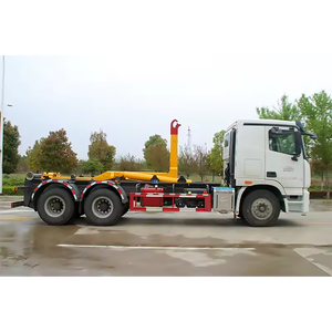 Camion benne à bras de levage 6x4 lourd pour la collecte et le transport de déchets, avec bras de levage pour conteneurs amovibles - Product Image 5