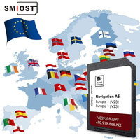 Système de navigation Google Maps SMIOST pour Seat As V23 Leon Ateca 2026, carte SD 32 Go, GPS avec garantie de 3 ans, matériau plastique